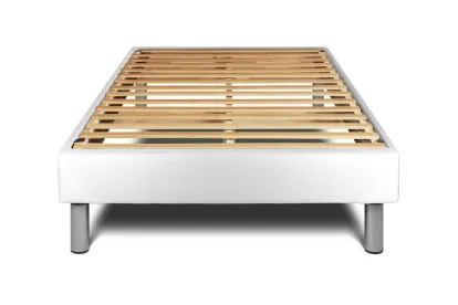 Ensemble Matelas Sommier 120x200 cm - Sommier Blanc (en kit) - Vitalpower