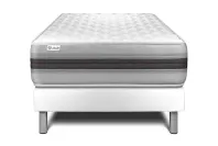 Ensemble Matelas Sommier 120x200 cm - Sommier Blanc (en kit) - Vitalmemo Back Ensemble Matelas Sommier 120x200 cm - Sommier Blanc (en kit) - Vitalmemo Back