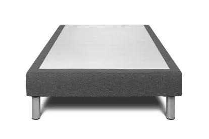 Ensemble Matelas Sommier 180x200 cm - 2 Sommiers Gris - Vitalmemo
