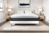 Ensemble Matelas Sommier 140x200 cm - Sommier Blanc (en kit) - Vital Soft Ensemble Matelas Sommier 140x200 cm - Sommier Blanc (en kit) - Vital Soft