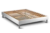 Ensemble Matelas Sommier 140x200 cm - Sommier Blanc (en kit) - Vital Soft Ensemble Matelas Sommier 140x200 cm - Sommier Blanc (en kit) - Vital Soft