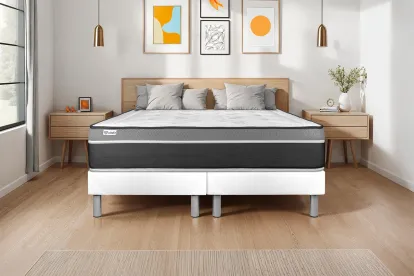 Matelas 180x200 cm Ressorts ensachés et Mémoire de forme - Vital Care
