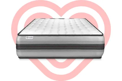 Matelas 90x180 cm Ressorts ensachés et Mémoire de forme - Vitalpower Recover