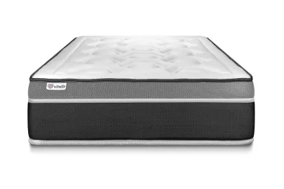 Matelas 100x210 cm Ressorts ensachés et Mémoire de forme - Vital Care