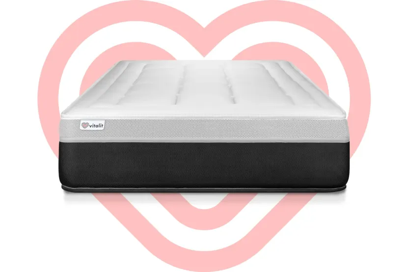 Matelas 100x210 cm Ressorts ensachés et Mémoire de forme - Vital Form