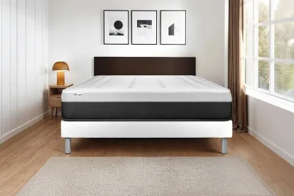 Matelas 200x200 cm Ressorts ensachés et Mémoire de forme - Vital Form
