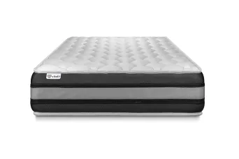Matelas 100x220 cm Ressorts ensachés et Mémoire de forme - Vitalspring Zen