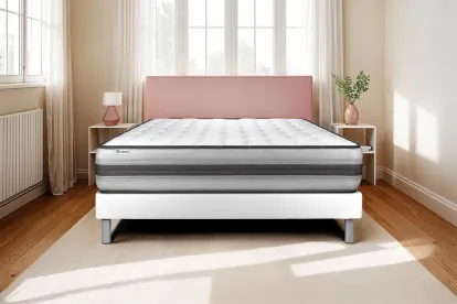 Matelas 140x220 cm Ressorts ensachés et Mémoire de forme - Vitalpower Recover